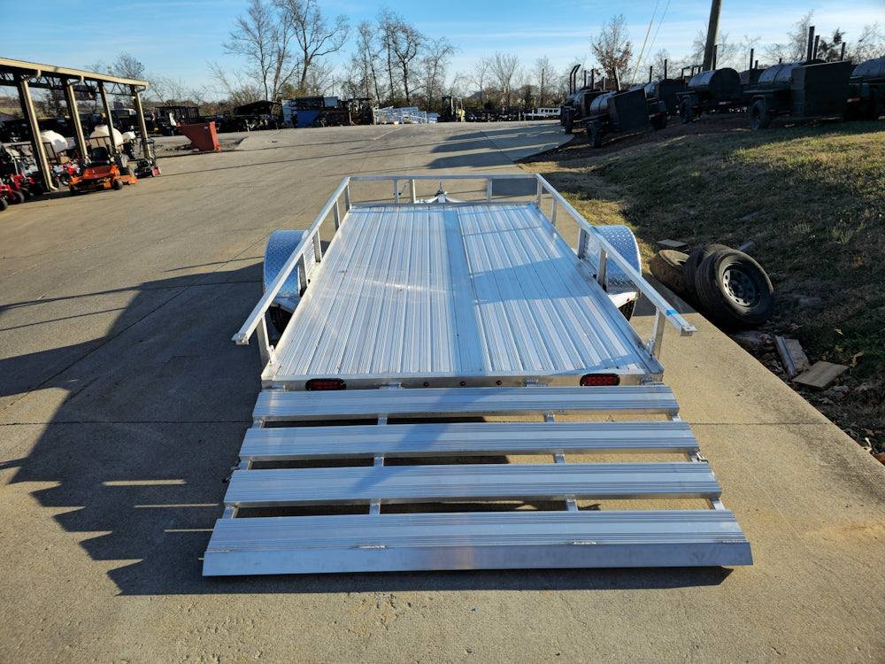 6.4'x12' Aluminum Utility Trailer With Gate Aluminum Wheels 3500 lb Axle image 17