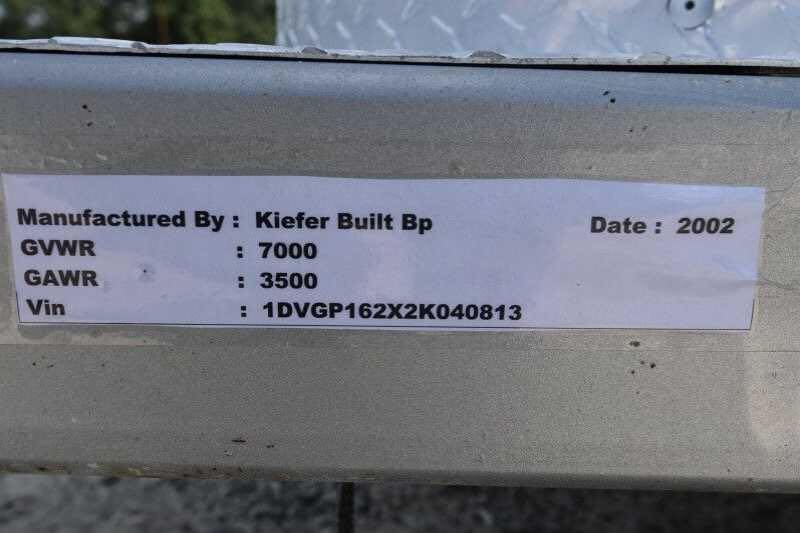 2002 Kiefer Built 2 Horse Bumper Pull image 4