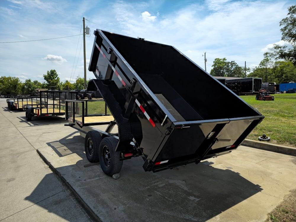 7x16 IBeam Hybrid Hydraulic Dump Trailer with 3ft Sides (2) 6K Axles image 18