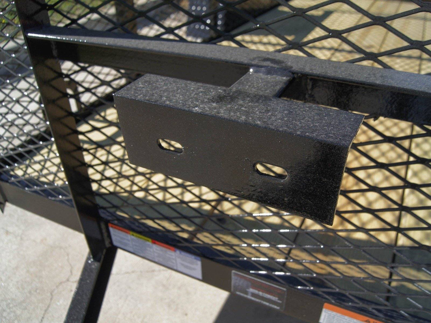 5x10 Straight Deck Utility Trailer 4ft Mesh Sides 3500lb Axle image 9