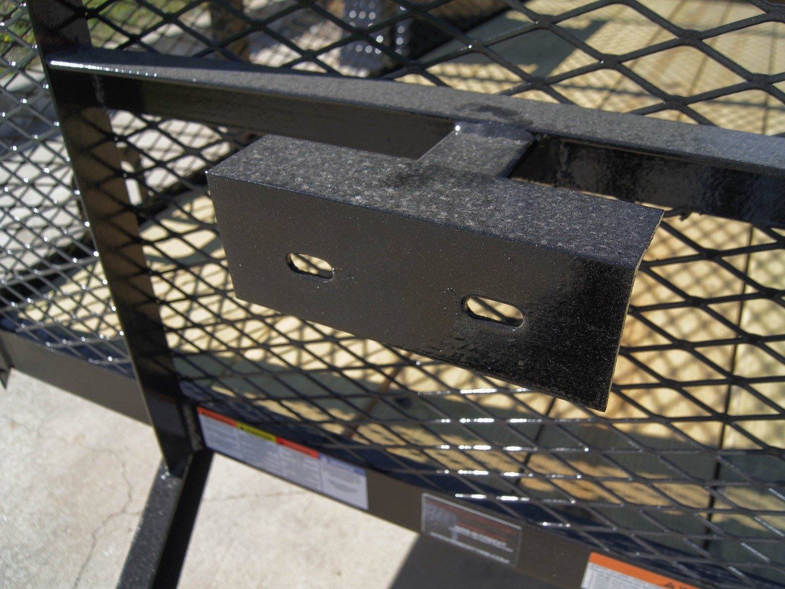 5x10 Straight Deck Utility Trailer 4ft Mesh Sides 3500lb Axle image 9