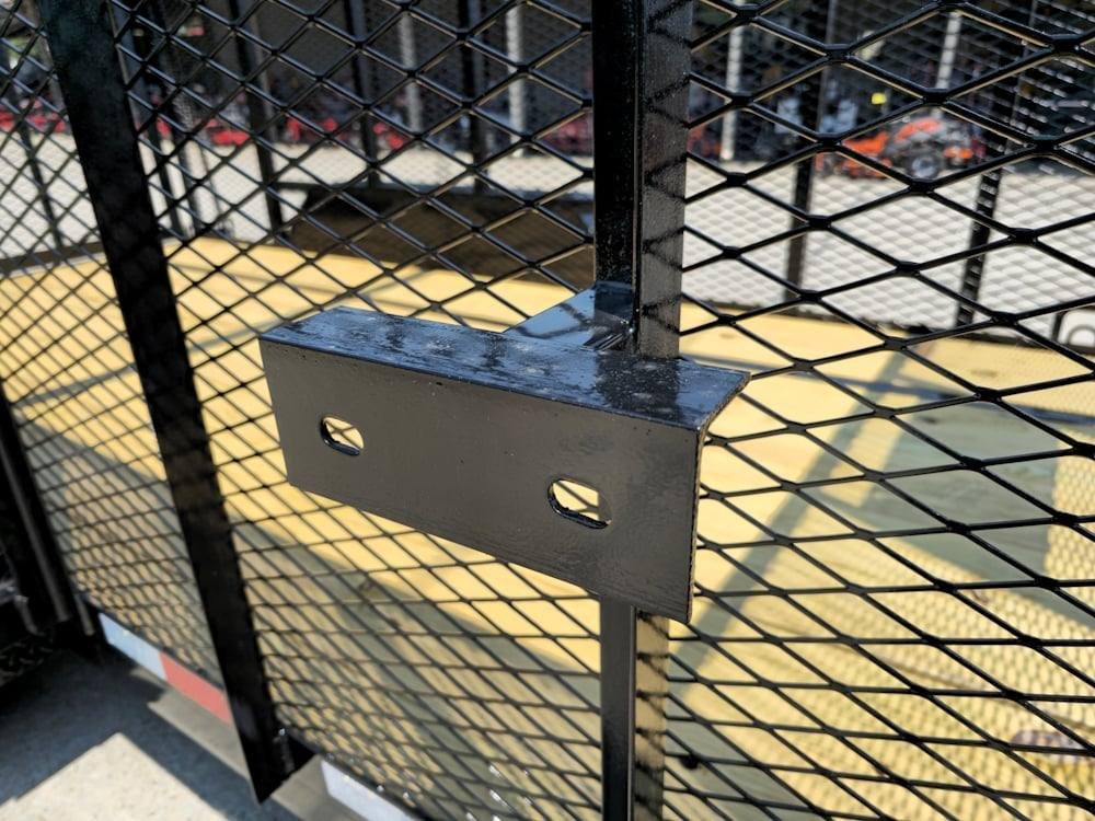 6.4' x 14' (2) 3500 Axles Leaf Cage Debris Loader Utility Trailer image 7