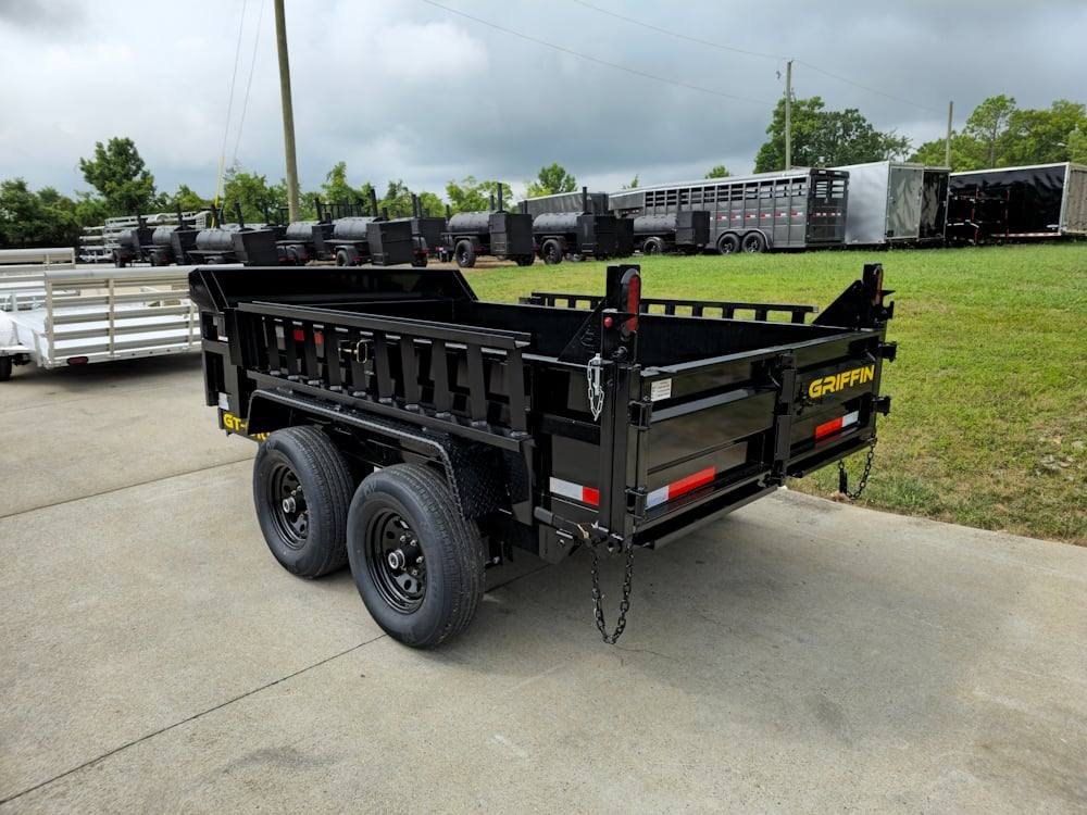 6' X 10' Hydraulic Dump Trailer With Loading Ramps GVWR 9990 image 5