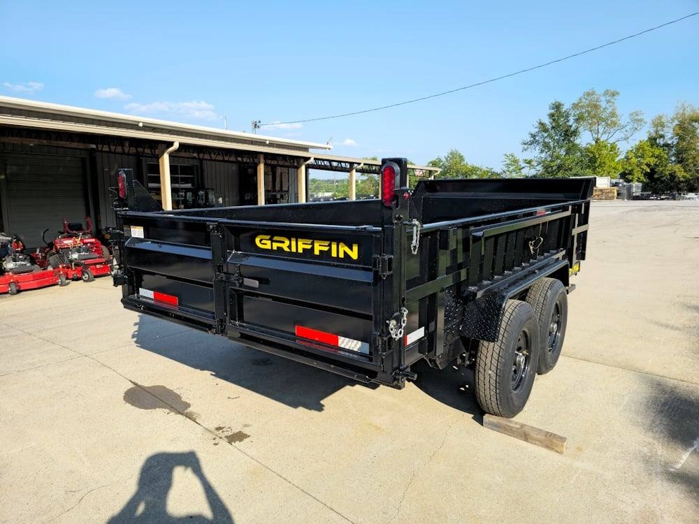 Dump Trailer 7' X 14' Hydraulic 2ft Sides 7,000lb Axles image 6