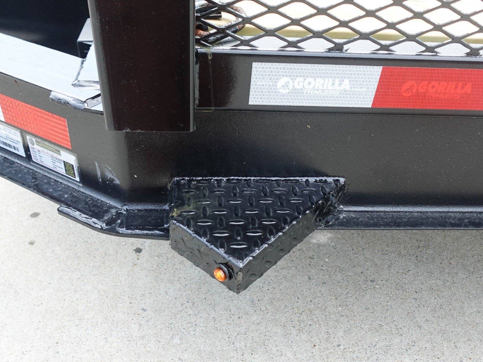 7x20 Hybrid Utility Dump Trailer 2ft Sides with Box (2) 7K Axles image 12