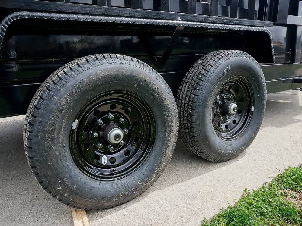 7x16 Telescopic Dump Trailer with 2ft Sides (2) 7K Axles GVWR 14K image 22