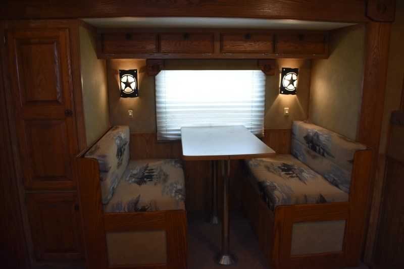 2007 American Spirit 8410GLQ 4 Horse Trailer with 10′ Short Wall image 16