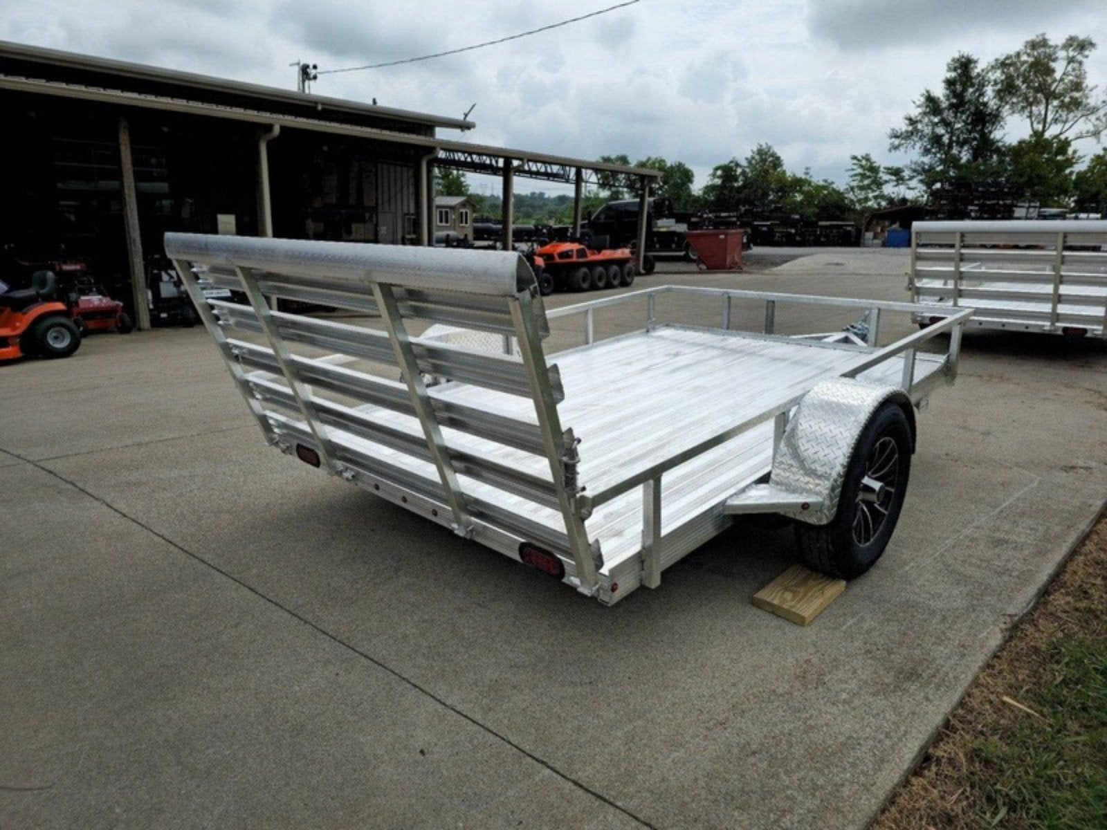 6.4' x 10' All Aluminum Utility Trailer 3500 lb Axle image 7