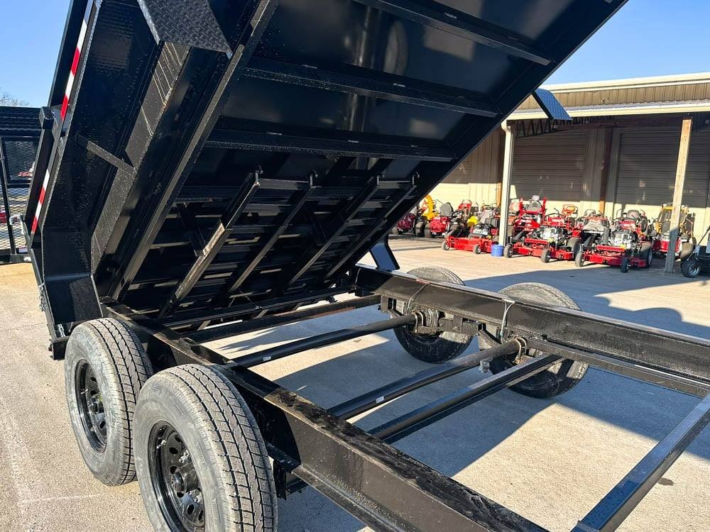 7x14 Gorilla Telescopic Gooseneck IBeam Dump Trailer 3ft Sides (2) 7K Axles image 18