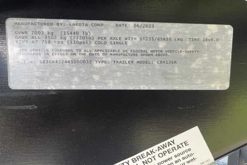 2024 Lakota Charger 8411RKGLQ 4 Horse Trailer with 11′ Short Wall image 6