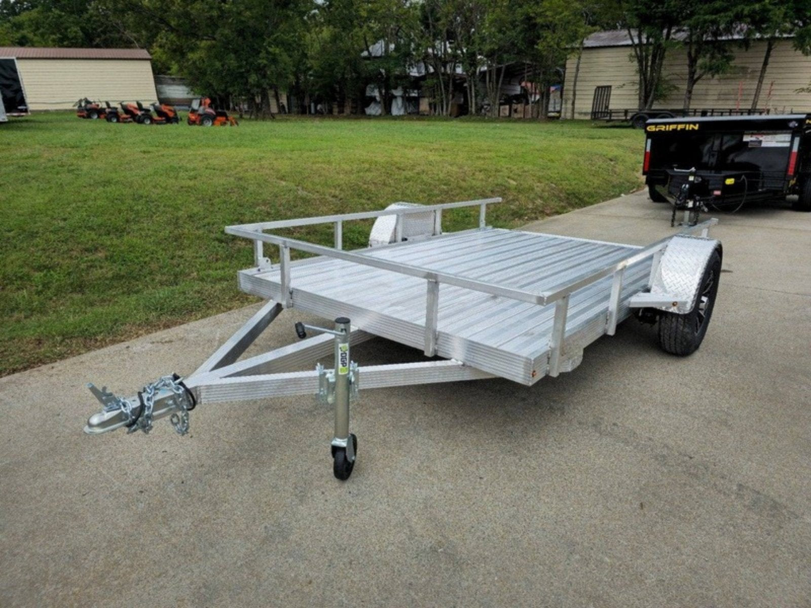 6.4' x 10' All Aluminum Utility Trailer 3500 lb Axle image 13