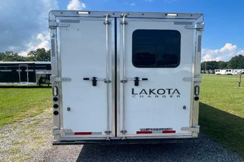2024 Lakota Charger 8411RKGLQ 4 Horse Trailer with 11′ Short Wall image 30