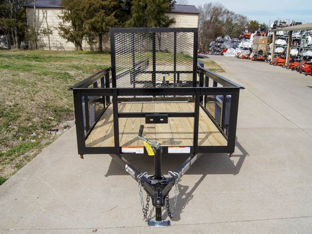 5x8 Straight Deck Utility Trailer with 2ft Side Rails 3500lb Axle image 1