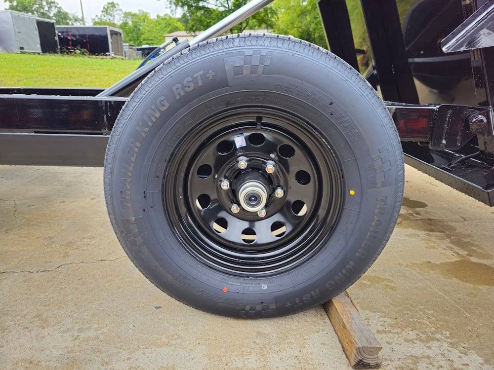 5x8 Hydraulic Dump Trailer 24" Sides 5,200lb Axle with Brake image 20