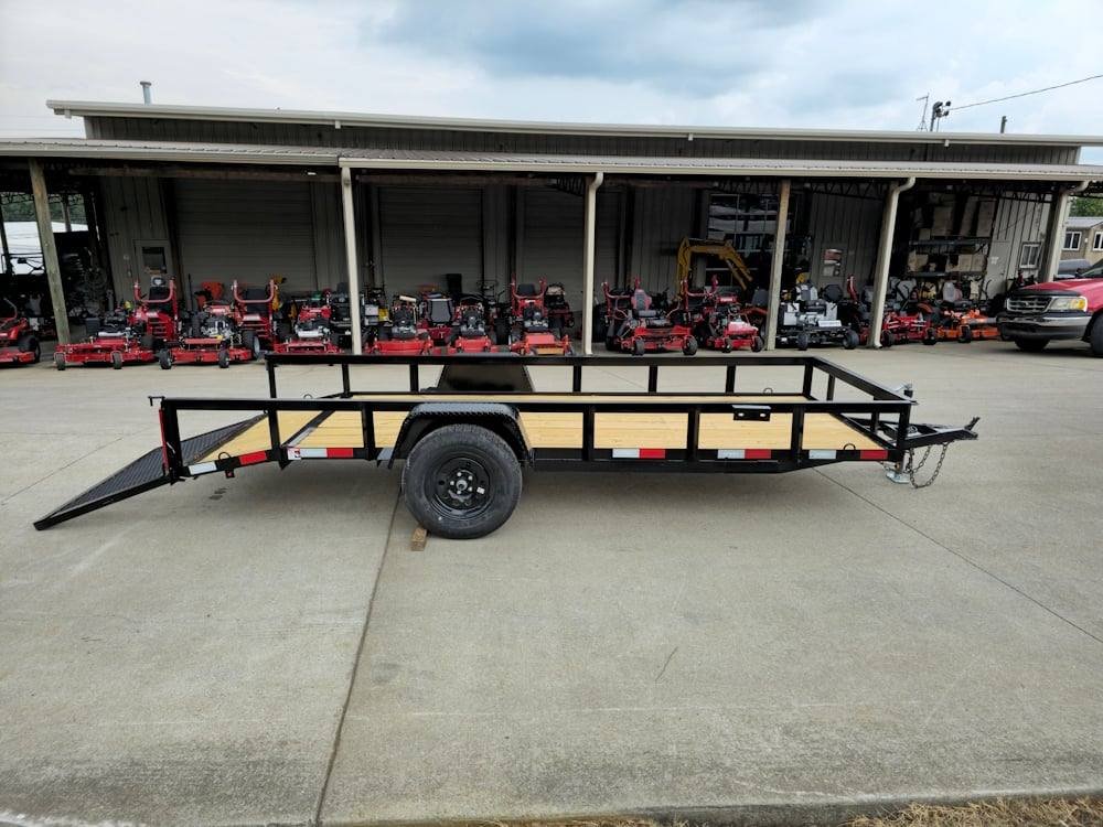 5x14 Dovetail Utility Trailer 3,500lb Axle image 22
