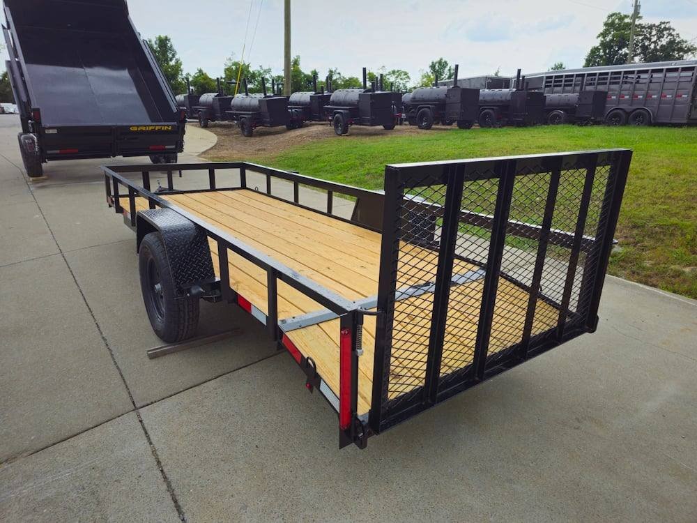 5x14 Dovetail Utility Trailer 3,500lb Axle image 9