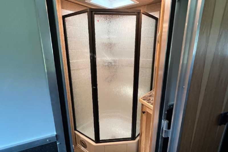 2024 Lakota Charger 8411RKGLQ 4 Horse Trailer with 11′ Short Wall image 13