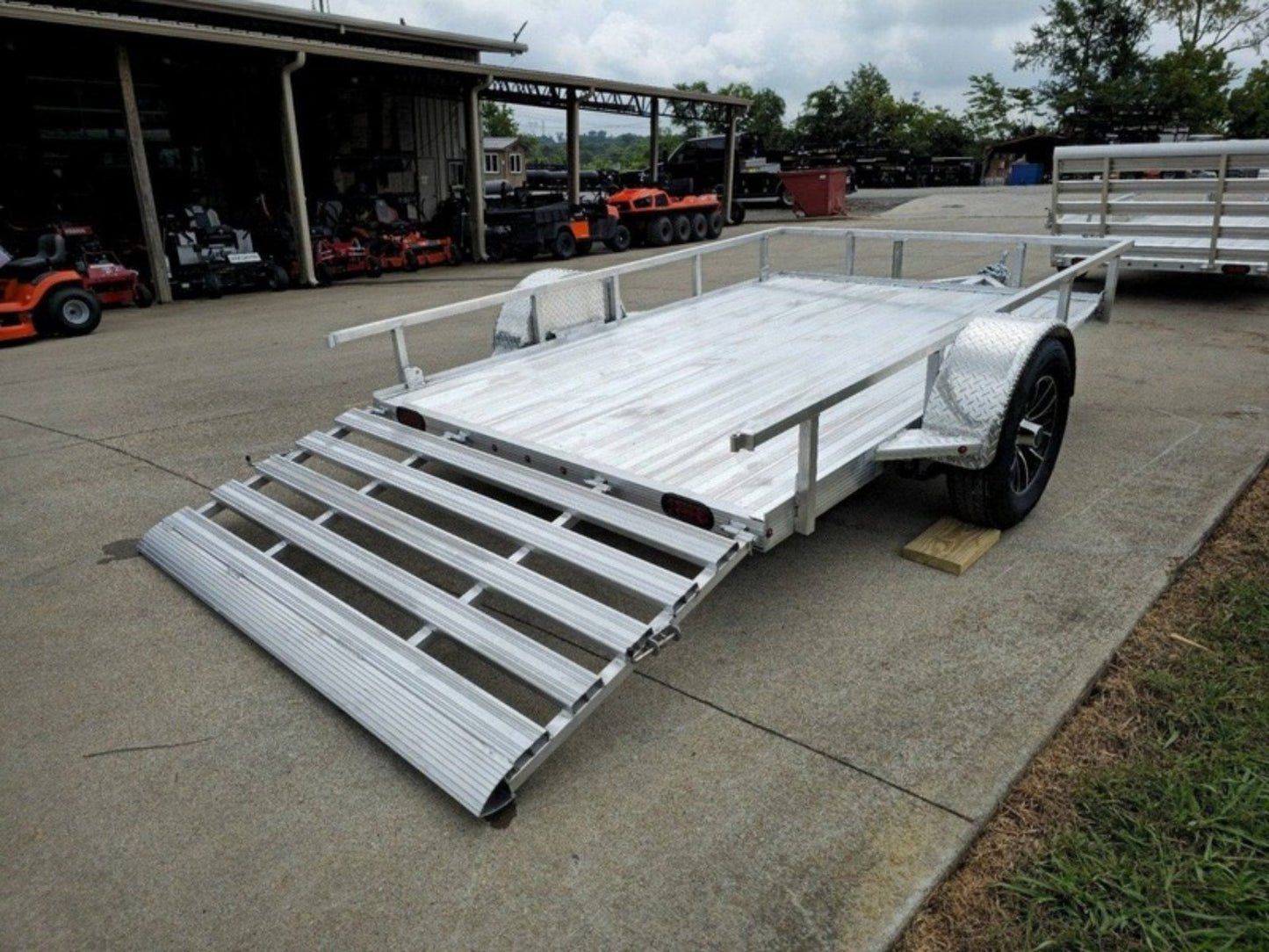 6.4' x 10' All Aluminum Utility Trailer 3500 lb Axle image 17