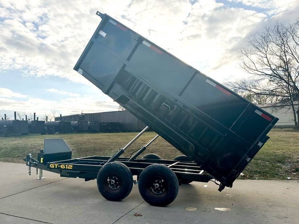 6x12 Hydraulic Dump Trailer with 4ft Sides (2) 5,200lb Axles image 19