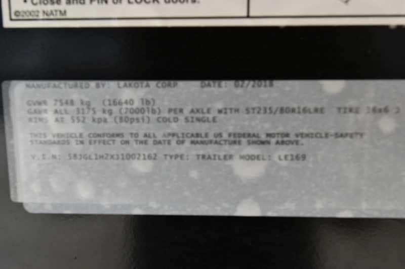 2018 Lakota Charger LQ Stock Trailer with 9′ Short Wall image 31