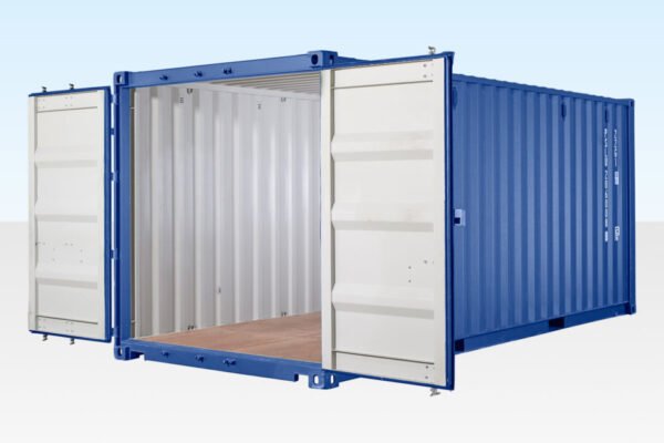 20Ft Shipping Container (One Trip) – Blue image 1