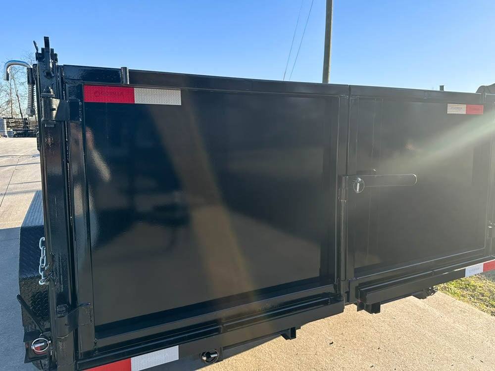 7x14 Gorilla Telescopic Gooseneck IBeam Dump Trailer 3ft Sides (2) 7K Axles image 14