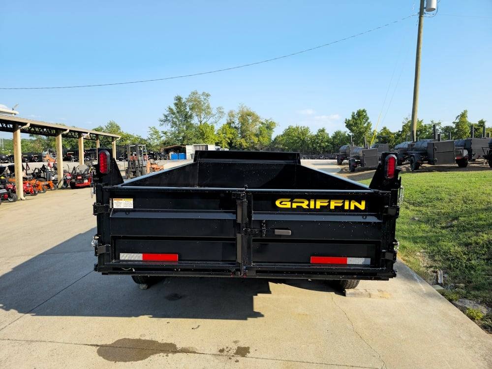 Dump Trailer 7' X 14' Hydraulic 2ft Sides 7,000lb Axles image 5