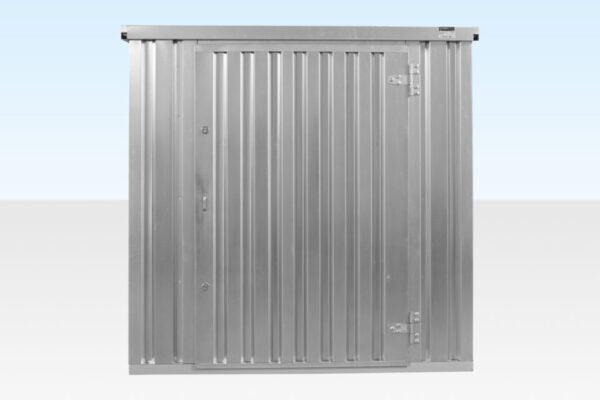 4M X 2.1M Flat Pack Container Store – Galvanised image 2
