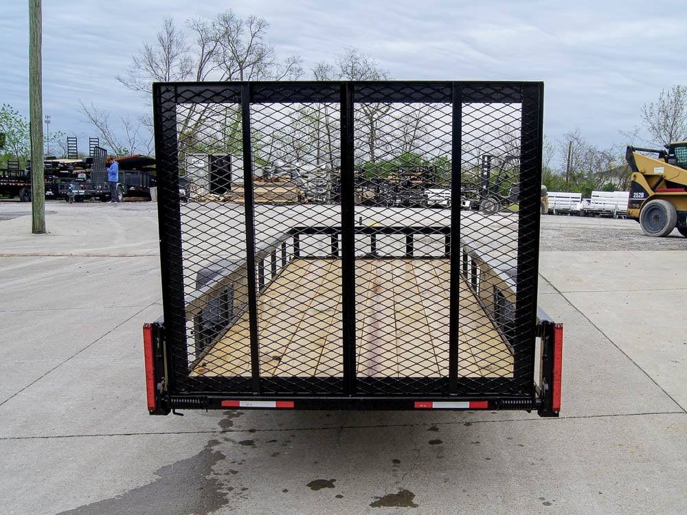5x14 Straight Deck Utility Trailer Tall Gate 3,500lb Axle image 4