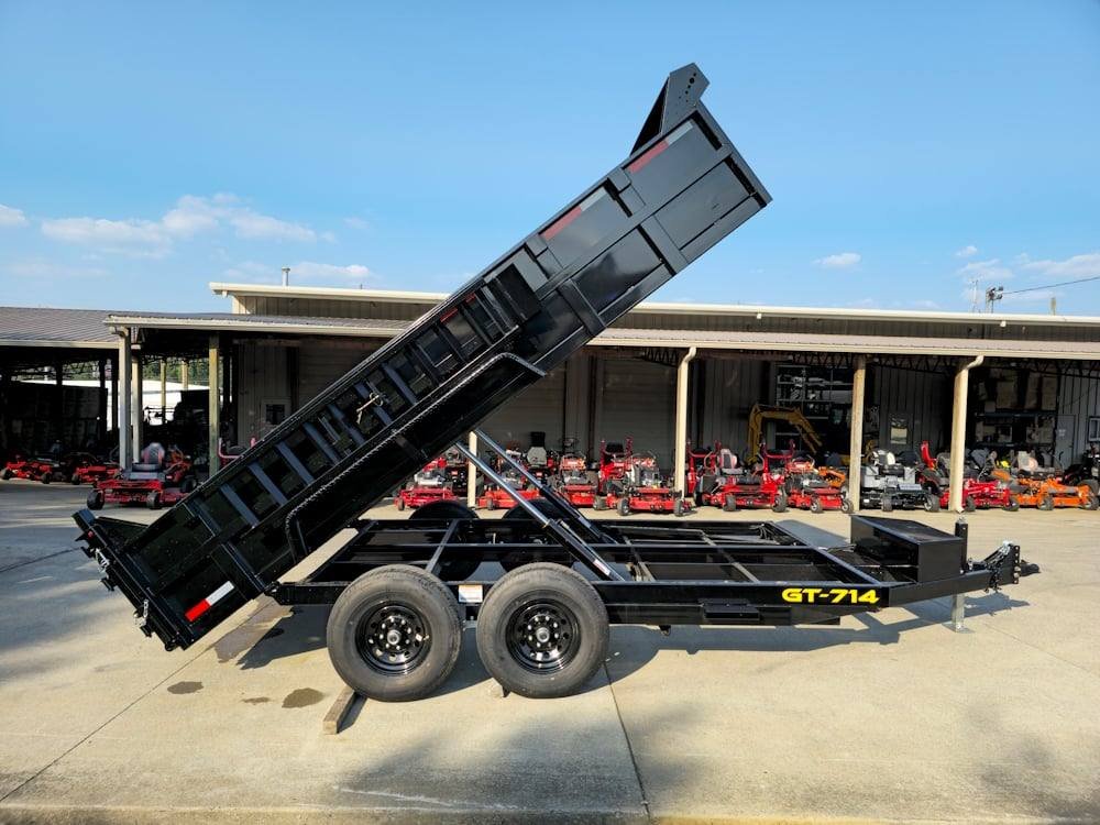 Dump Trailer 7' X 14' Hydraulic 2ft Sides 7,000lb Axles image 20