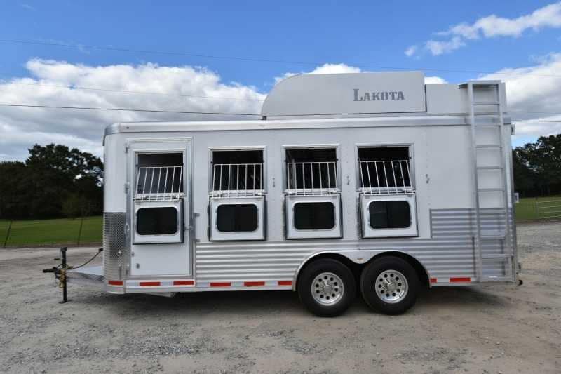 2018 Lakota 84HBPSL 4 Horse Trailer with 2′ Short Wall image 6