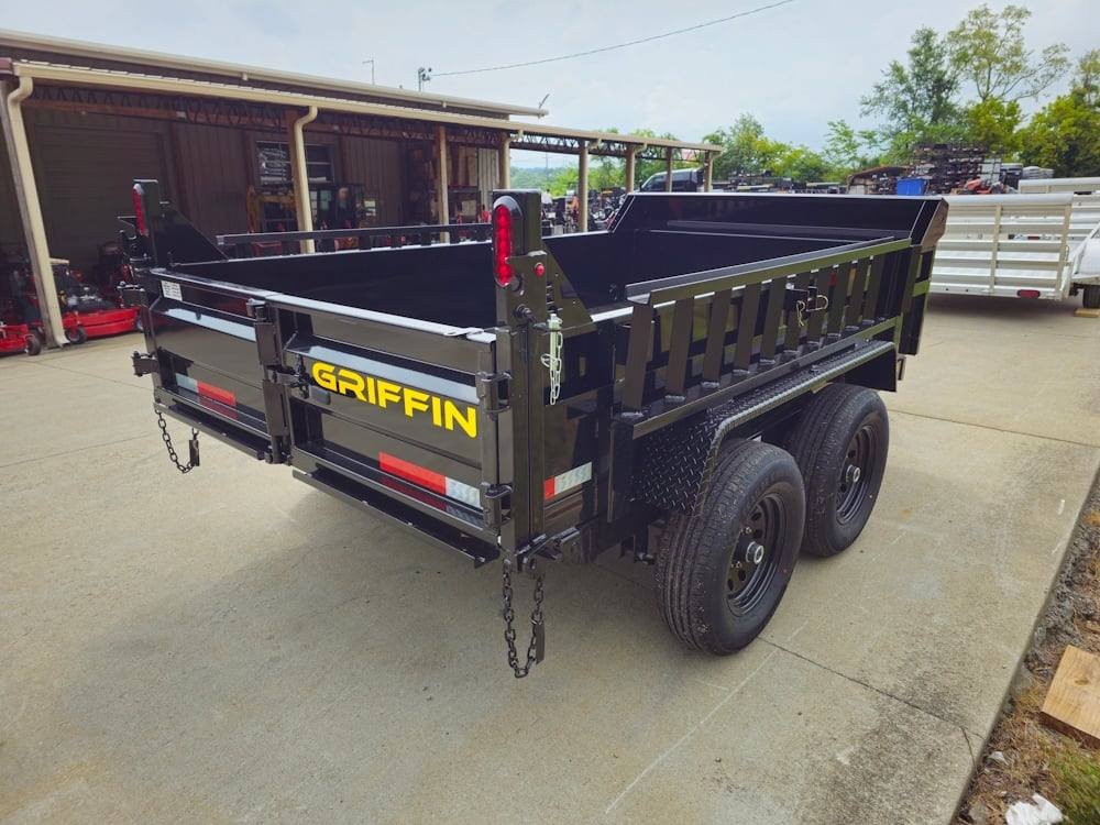 6' X 10' Hydraulic Dump Trailer With Loading Ramps GVWR 9990 image 7