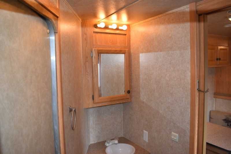 2007 American Spirit 8308LQ 3 Horse Trailer with 8′ Short Wall image 20