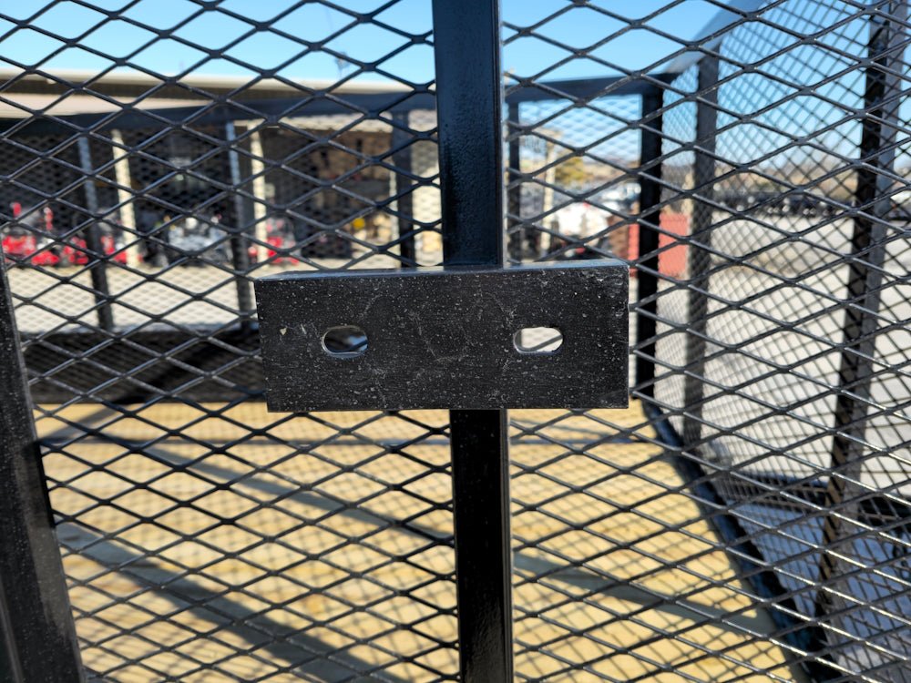 6.4' X 12' Straight Deck Tandem Utility Trailer 4ft Mesh Sides (2) 3,500lb Axles image 9