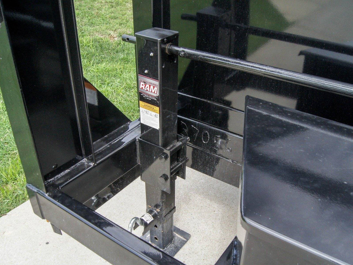 7x12 Gooseneck Hydraulic Dump Trailer with 4ft Side (2) 6K Axles image 15