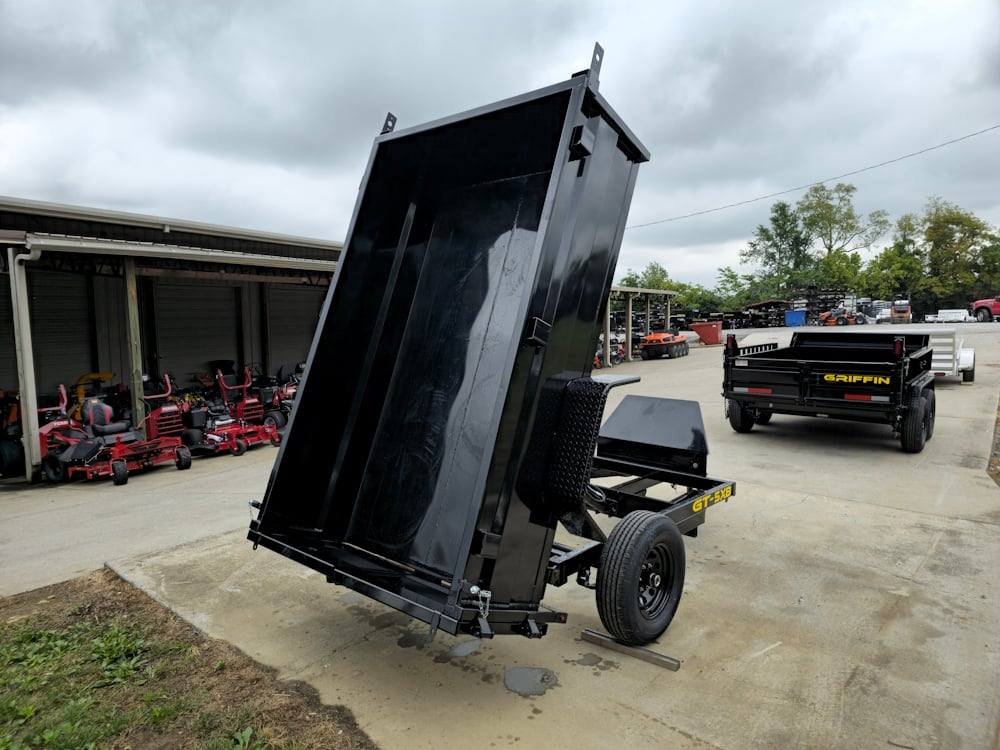 5x8 Hydraulic Dump Trailer 24" Sides 5,200lb Axle with Brake image 15