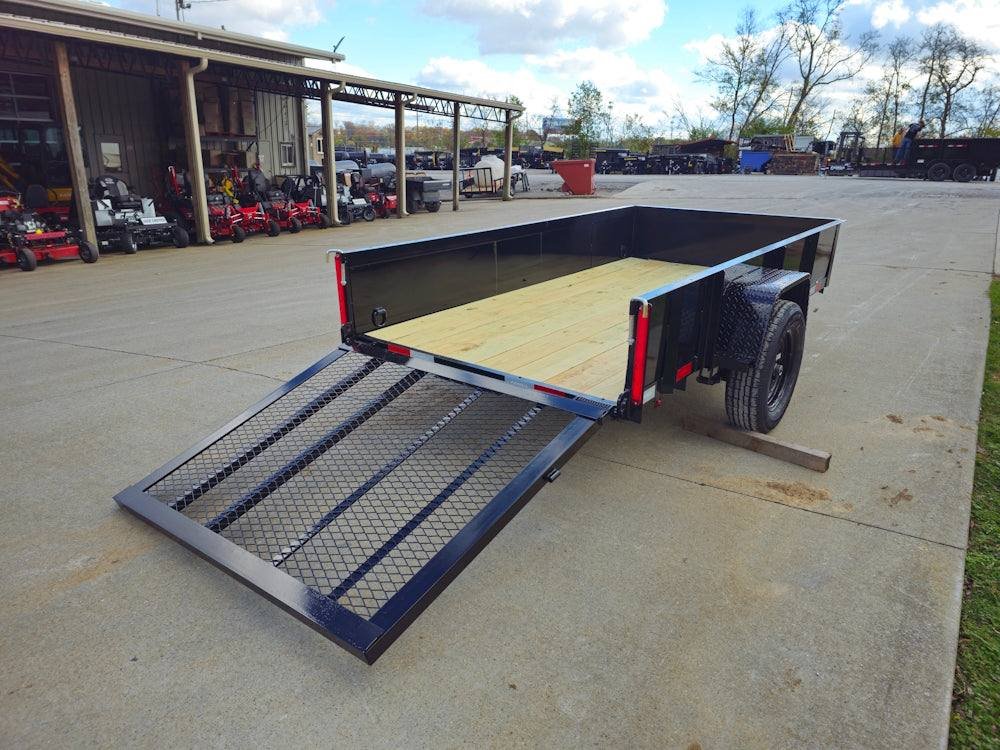 5' X 10' Utility Trailer Straight Deck 18" Sides Tall Gate image 18