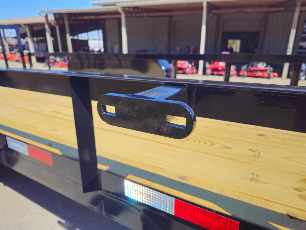 6'4" x 16 Utility Trailer Double Axle Dovetail With Gate Powder Coated (2) 3500lb Axles image 3