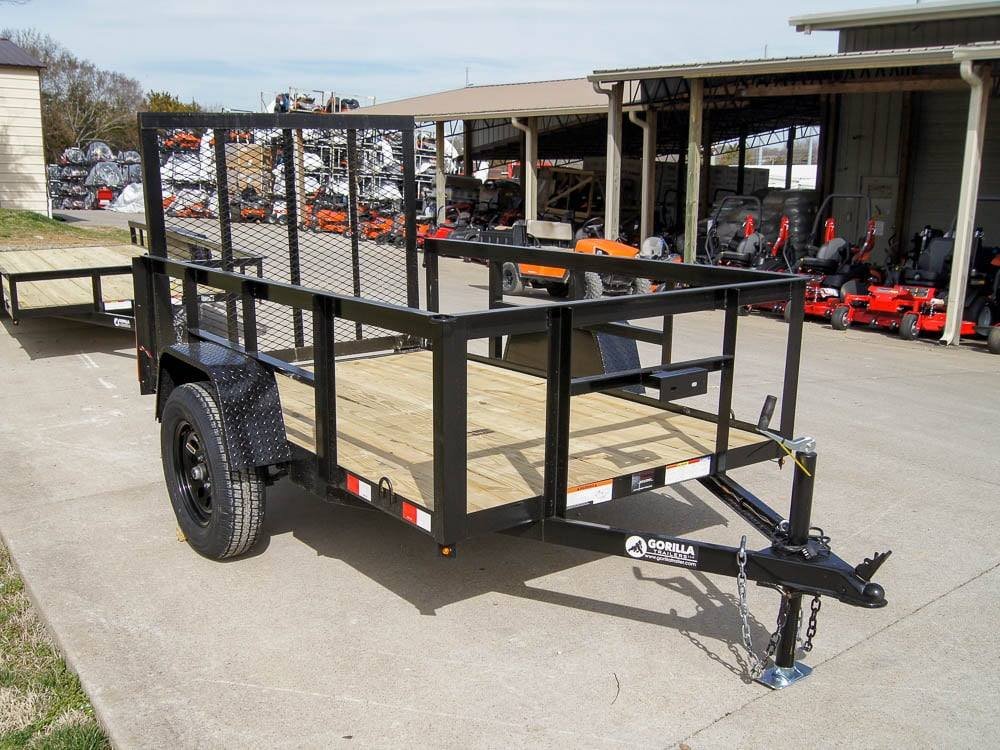 5x8 Straight Deck Utility Trailer with 2ft Side Rails 3500lb Axle image 7