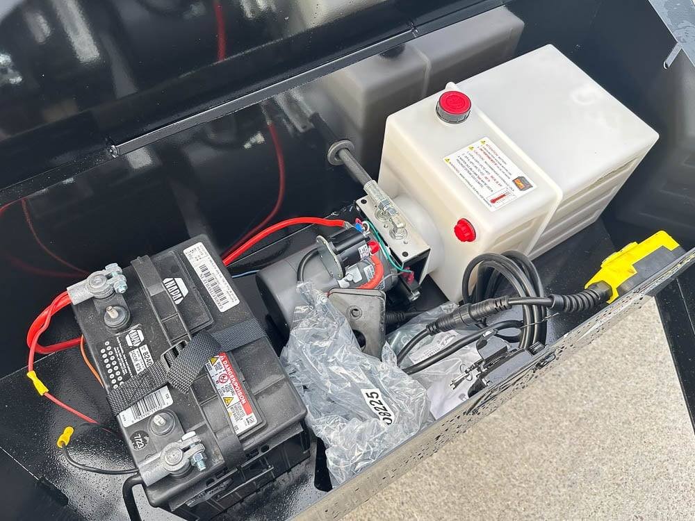 7x16 Gorilla Telescopic IBeam Dump Trailer with 3ft Sides (2) 7K Axles 14k GVWR image 10