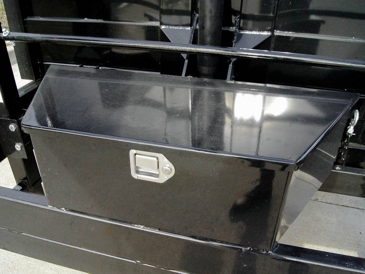 7x16 Gooseneck Telescopic Dump Trailer with 2ft Sides (2) 7K Axles image 15