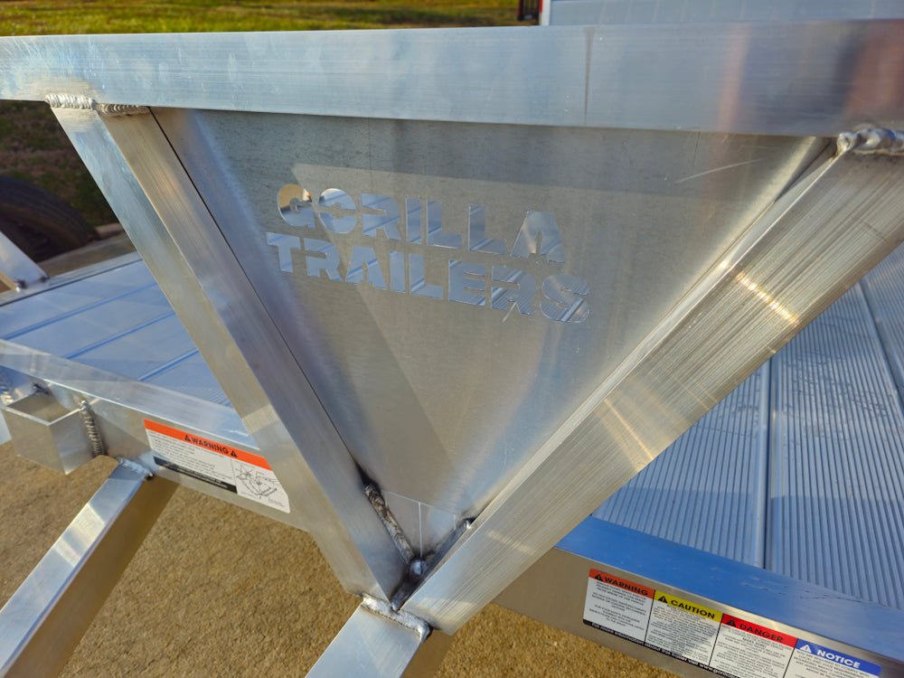 6.4' X 10' Gorilla Aluminum Utility Trailer 3,500lb Axle image 10