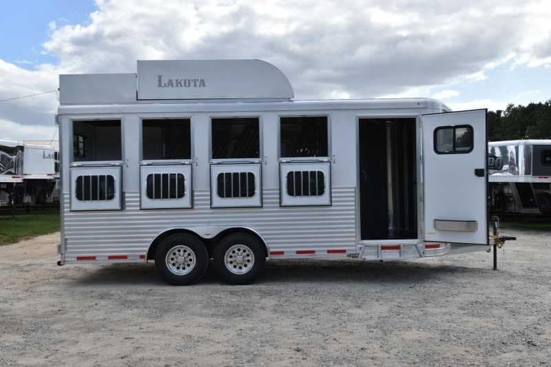 2018 Lakota 84HBPSL 4 Horse Trailer with 2′ Short Wall image 2