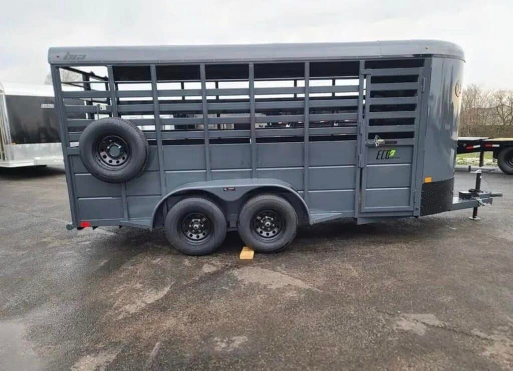 2023 BCI Stock Trailer 6’X16′ Eco Series Bumper Pull image 2