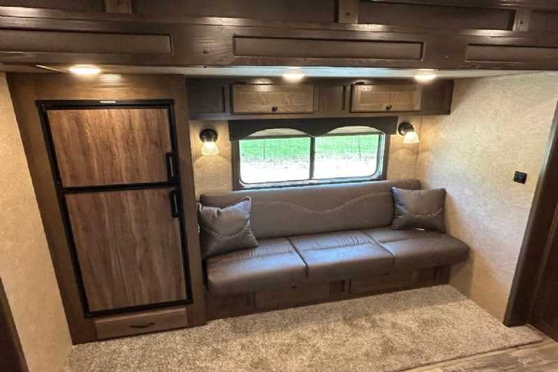 New 2024 Lakota 8313RKBGLQ Charger 3 Horse Trailer with 13′ Short Wall image 17