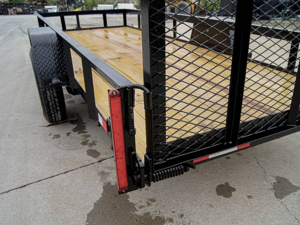 5x14 Straight Deck Utility Trailer Tall Gate 3,500lb Axle image 12