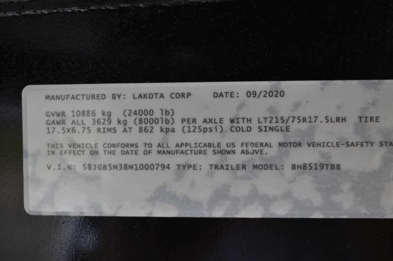 2021 Lakota BigHorn 8519TBB 5 Horse Trailer with 19′ Short Wall image 50