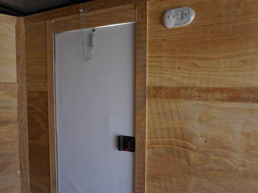 7x12 Enclosed Charcoal Trailer with Silver ATP 3500lb Axle Storage image 17