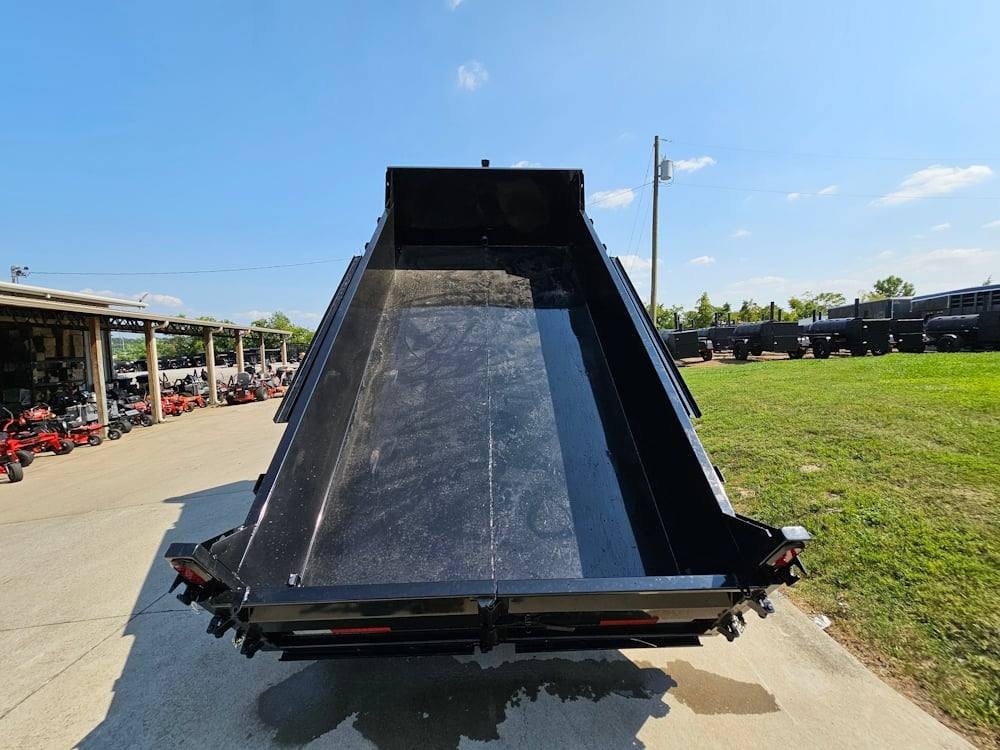 7x14 Telescopic Dump Trailer with 2ft Sides (2) 7K Axles image 18