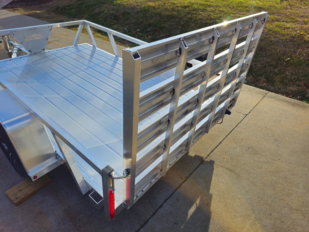 6.4' X 10' Gorilla Aluminum Utility Trailer 3,500lb Axle image 14